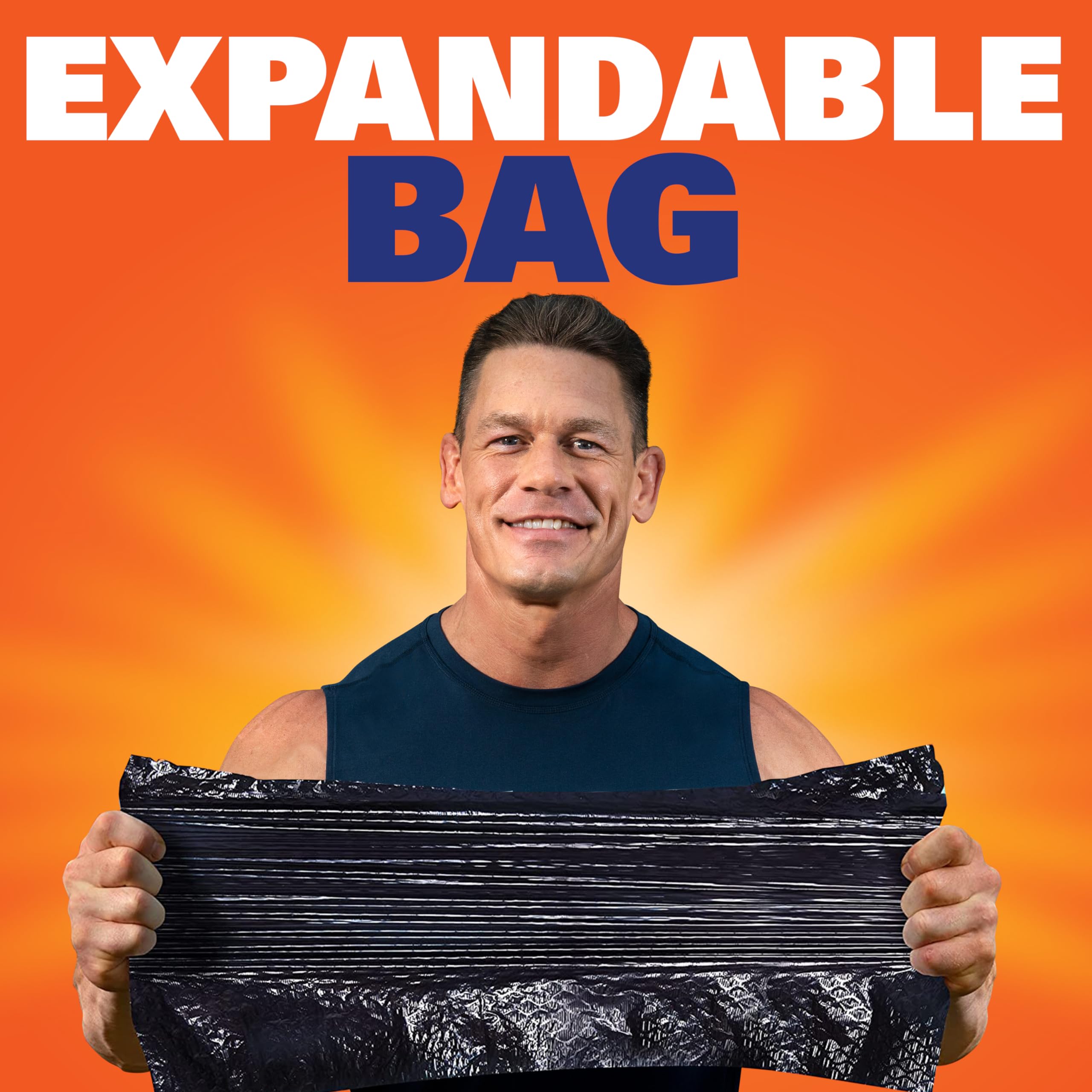 Hefty Ultra Large Trash Bags, Black, Fabuloso Lemon Scent, 30 Gallon, 50ct