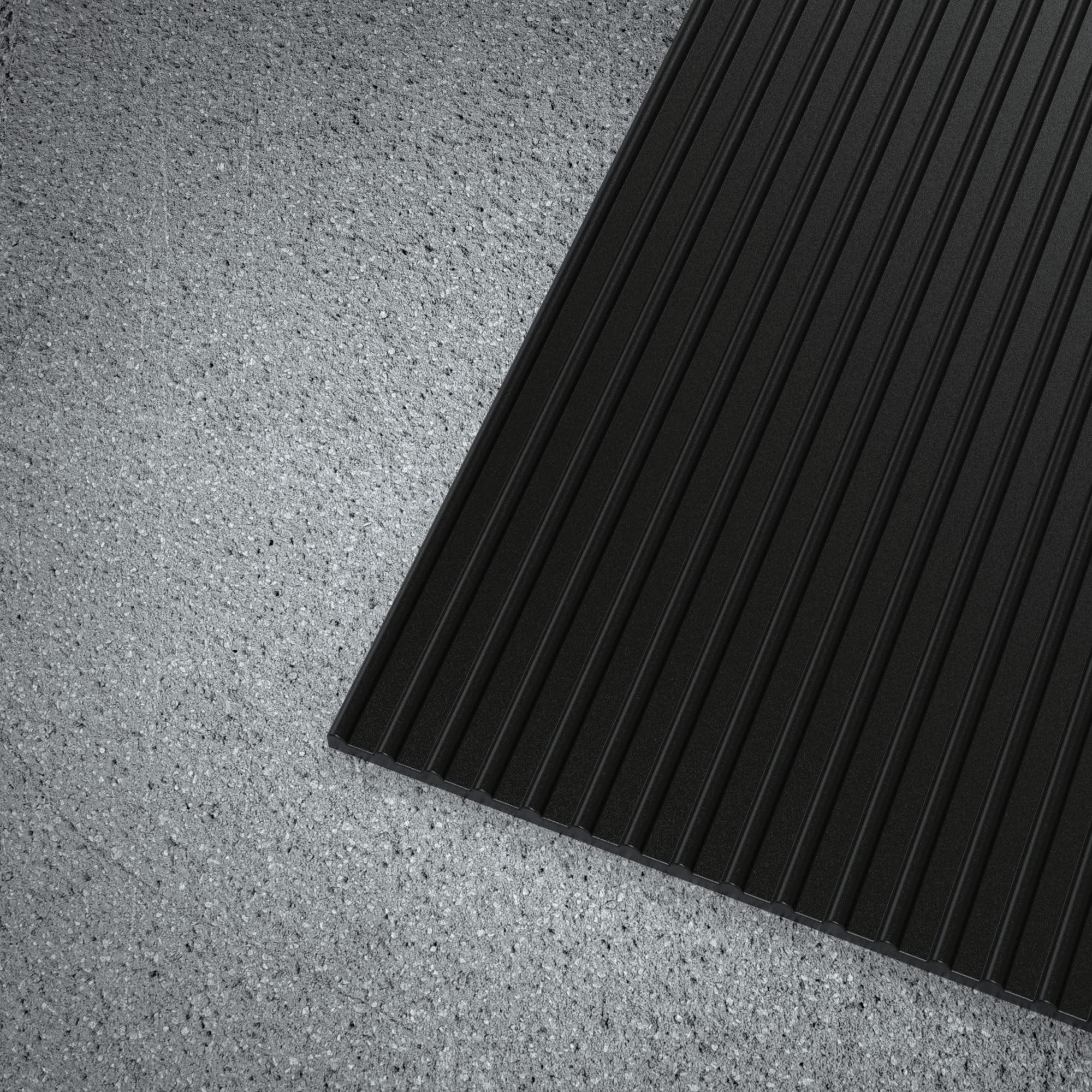 Vinyl Round Rib Commercial Grade Matting, Heavy Duty Floor Mat for Garages