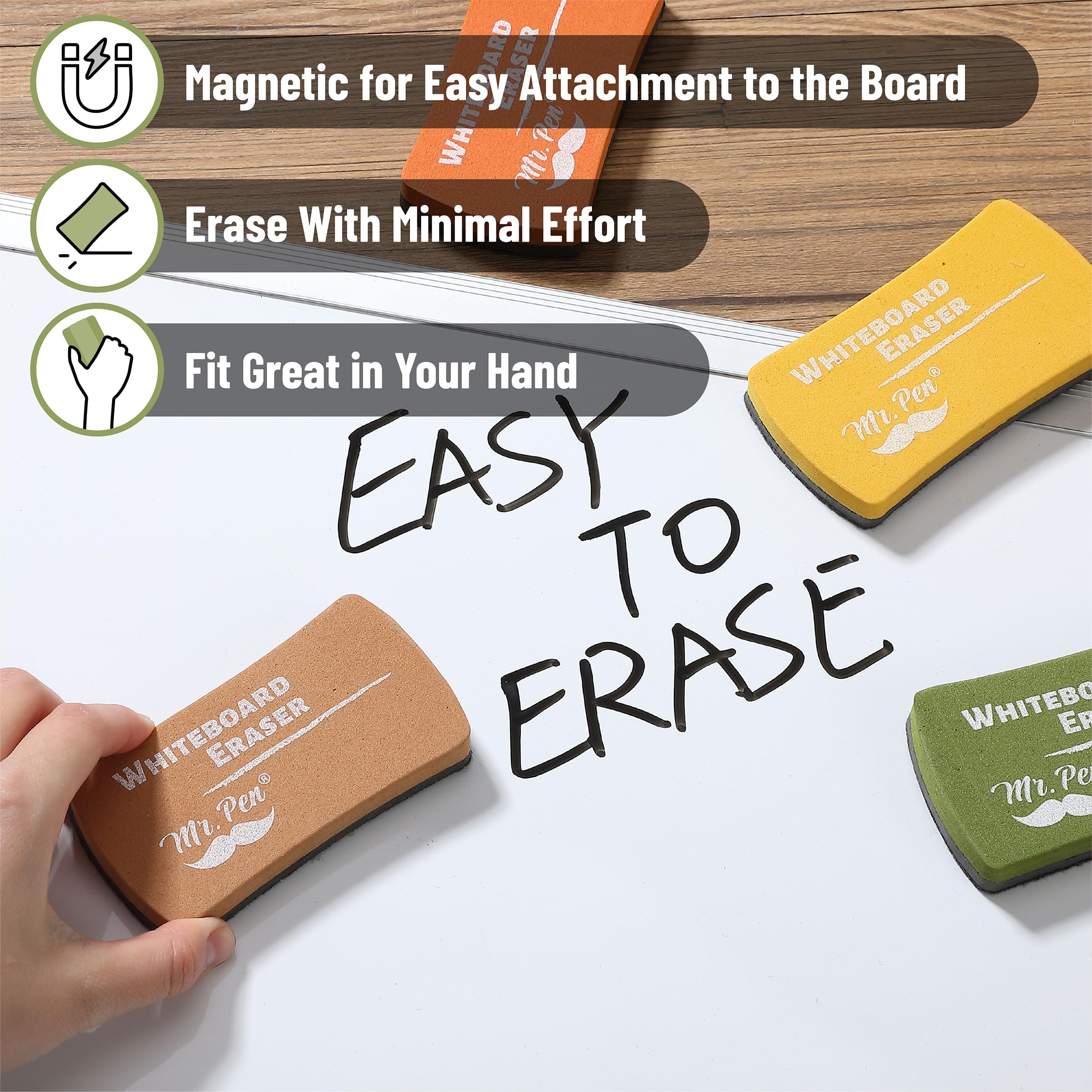 [8 PCS] White Board Magnetic Dry Erase Eraser