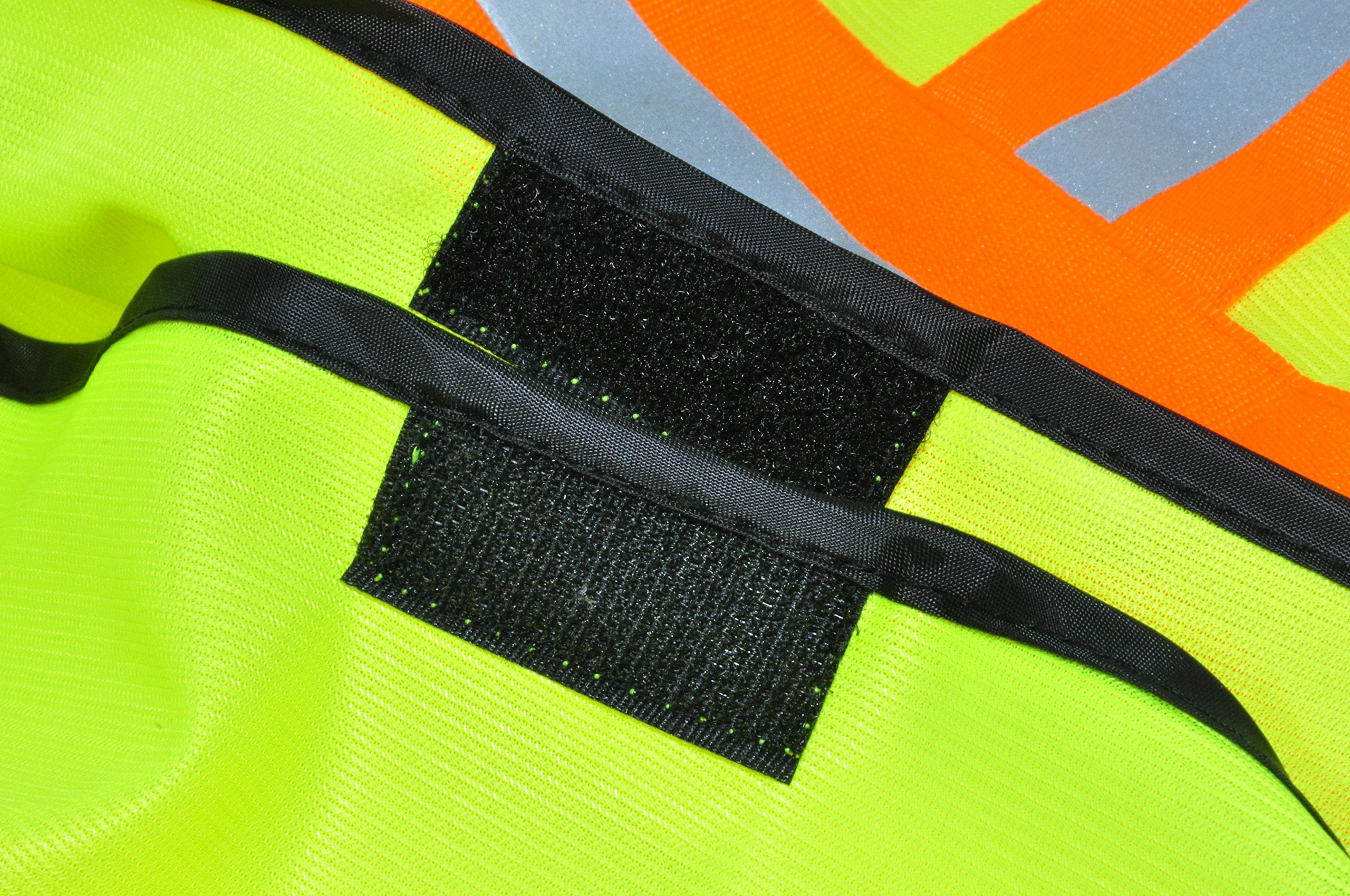 [1 / 20 Packs] Industrial Safety Vest with Reflective Stripes