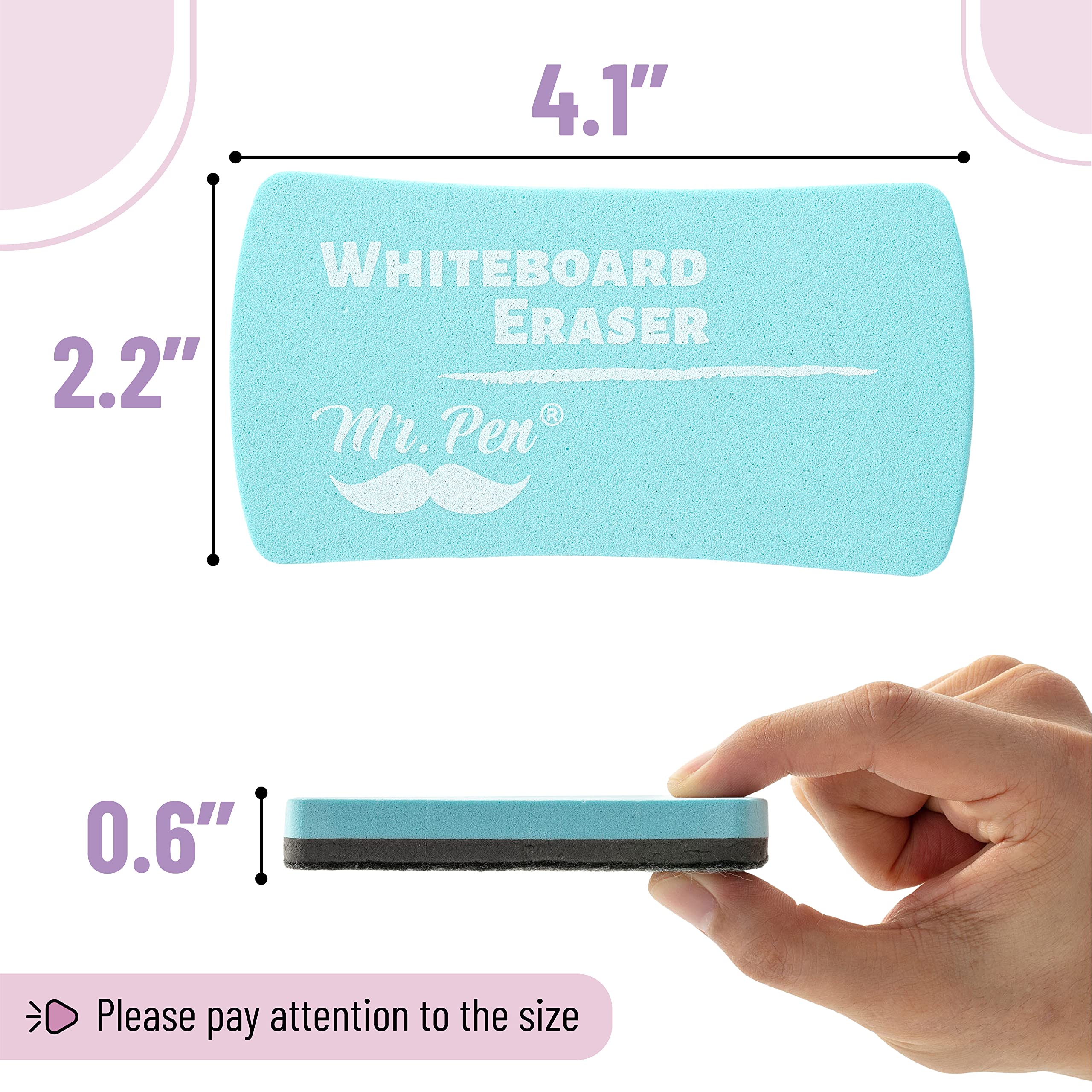 [8 PCS] White Board Magnetic Dry Erase Eraser