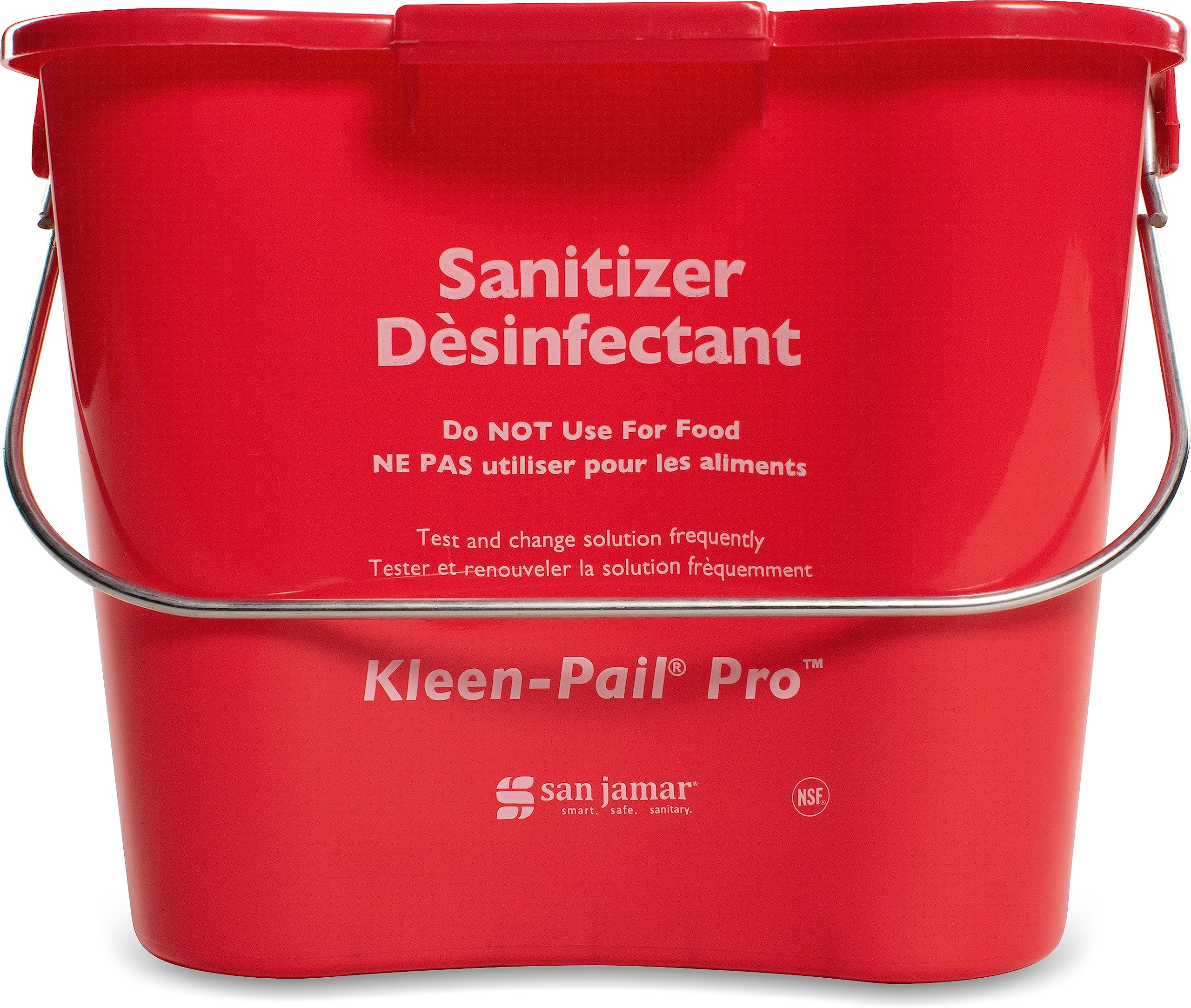Pail Pro Sanitizer Pail Cleaning Bucket with Bail Handle (Pack of 1 or 12)