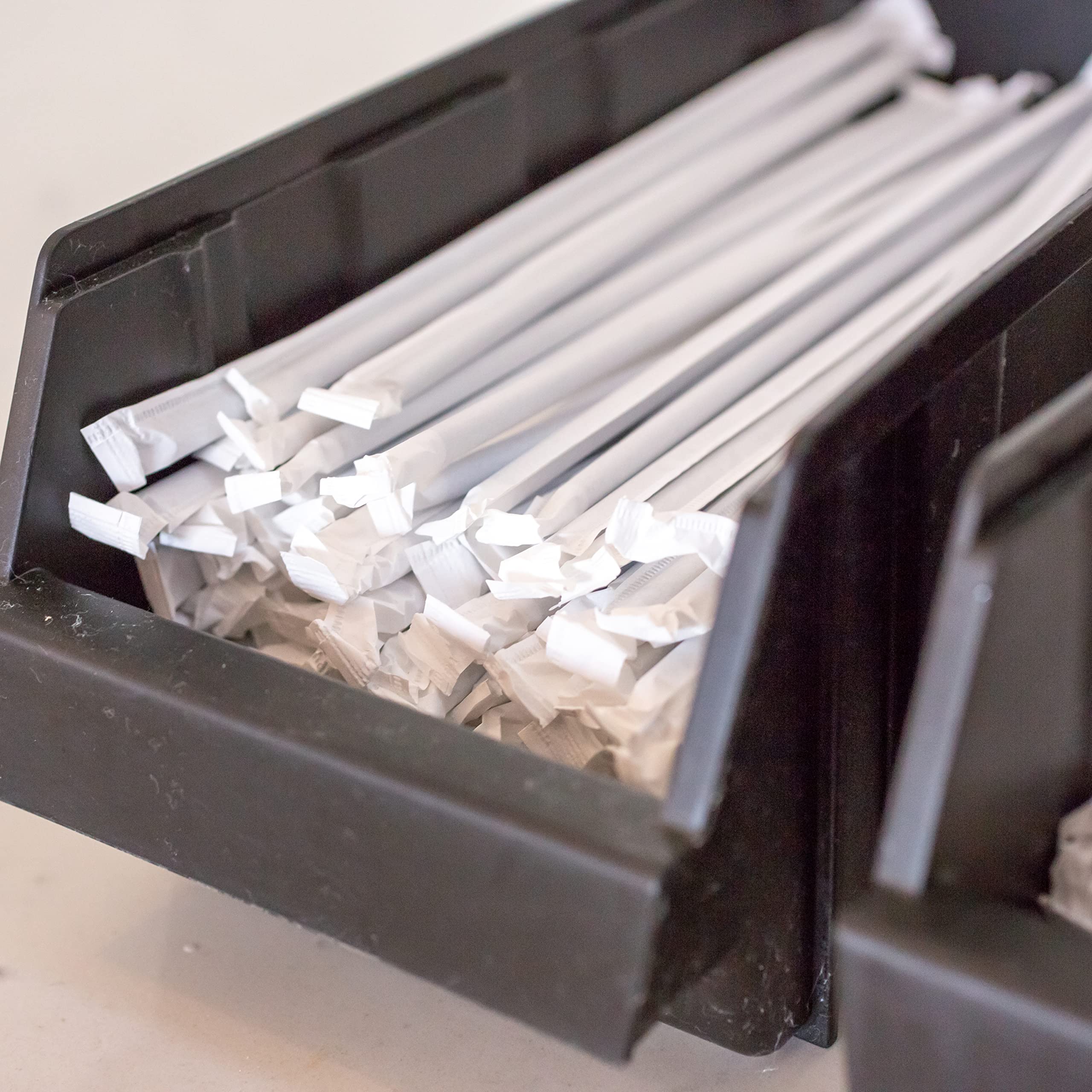 [360 CT] Flexible Plastic Drinking Straws, Food-Safe BPA Free, 7.75"