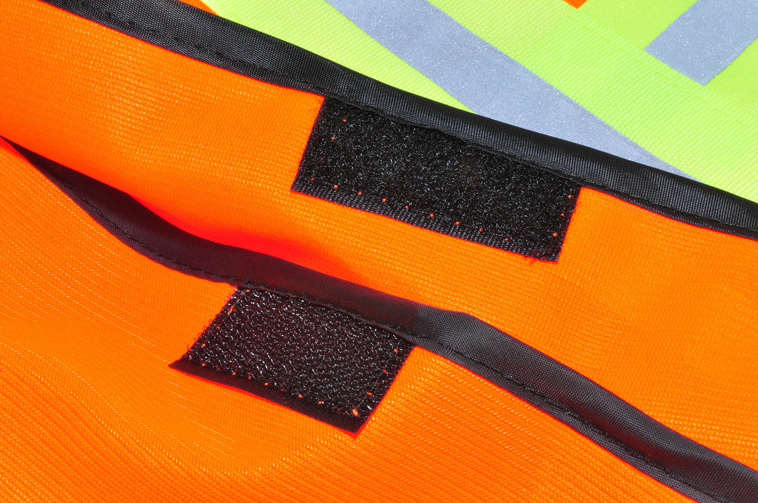 [1 / 20 Packs] Industrial Safety Vest with Reflective Stripes
