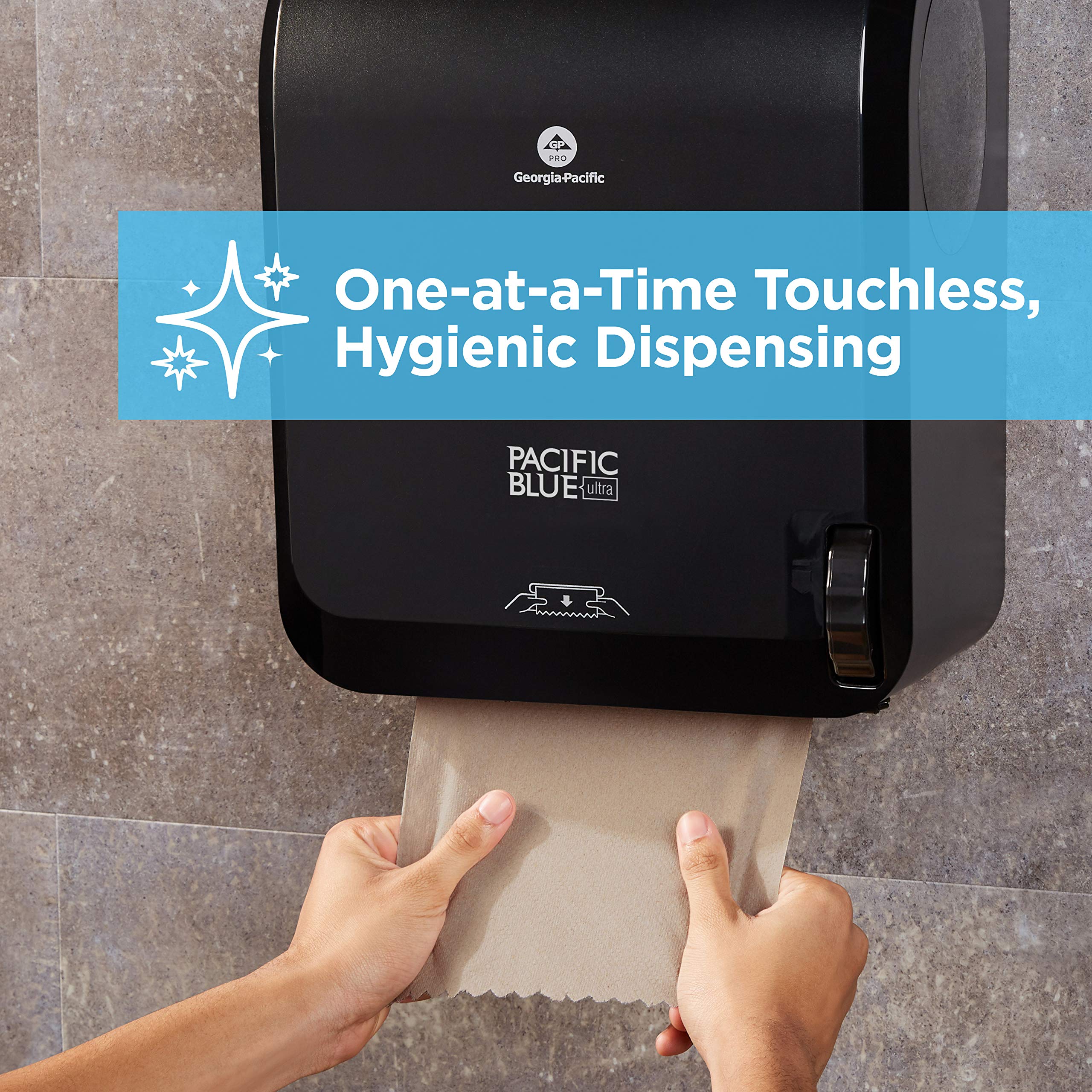 8" High-Capacity Automated Touchless Paper Towel Dispenser by GP PRO, 12.9" W x 9" D x 16" H
