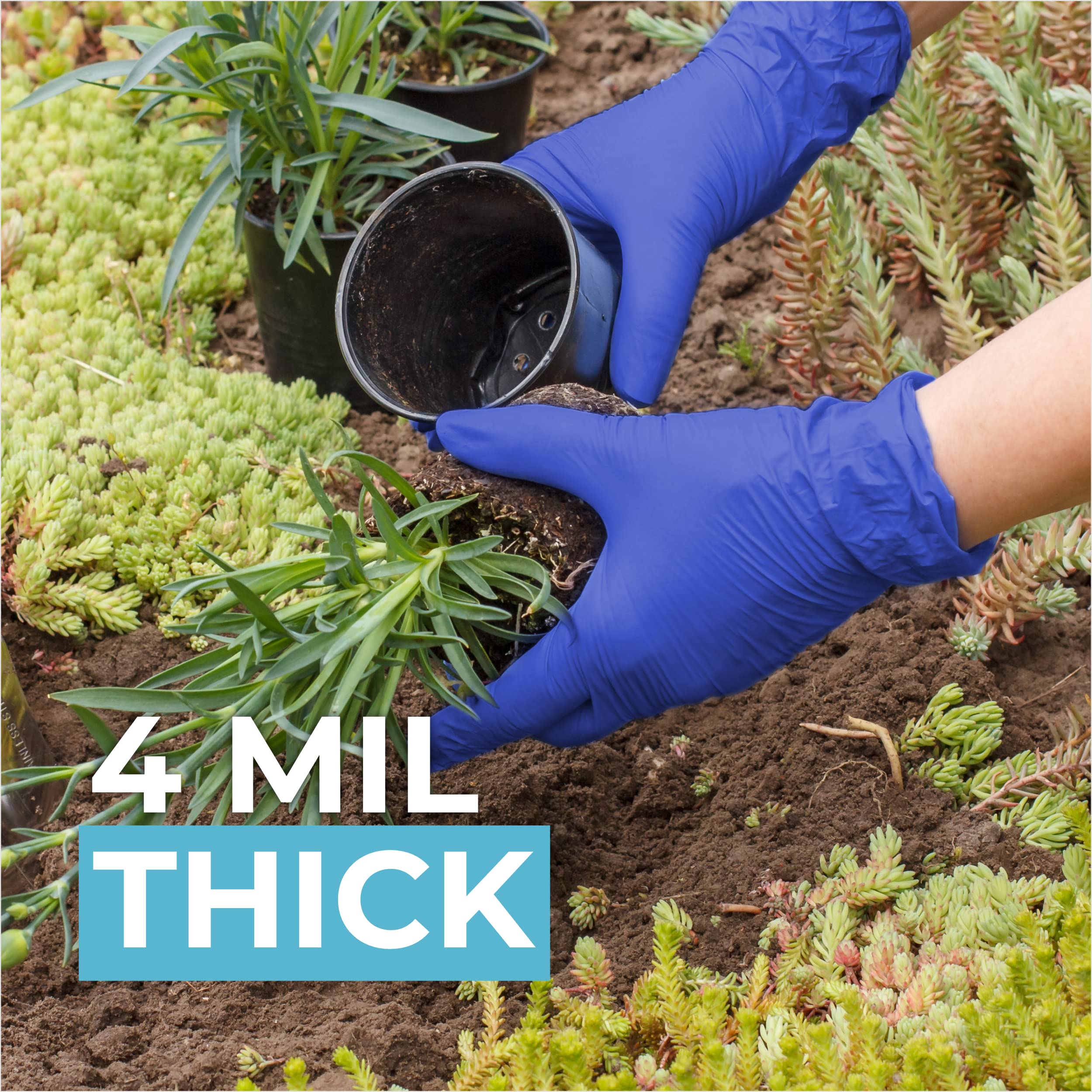 [1000 PCS] Nitrile Gloves, Disposable Gloves, Comfortable, Powder Free, Latex Free