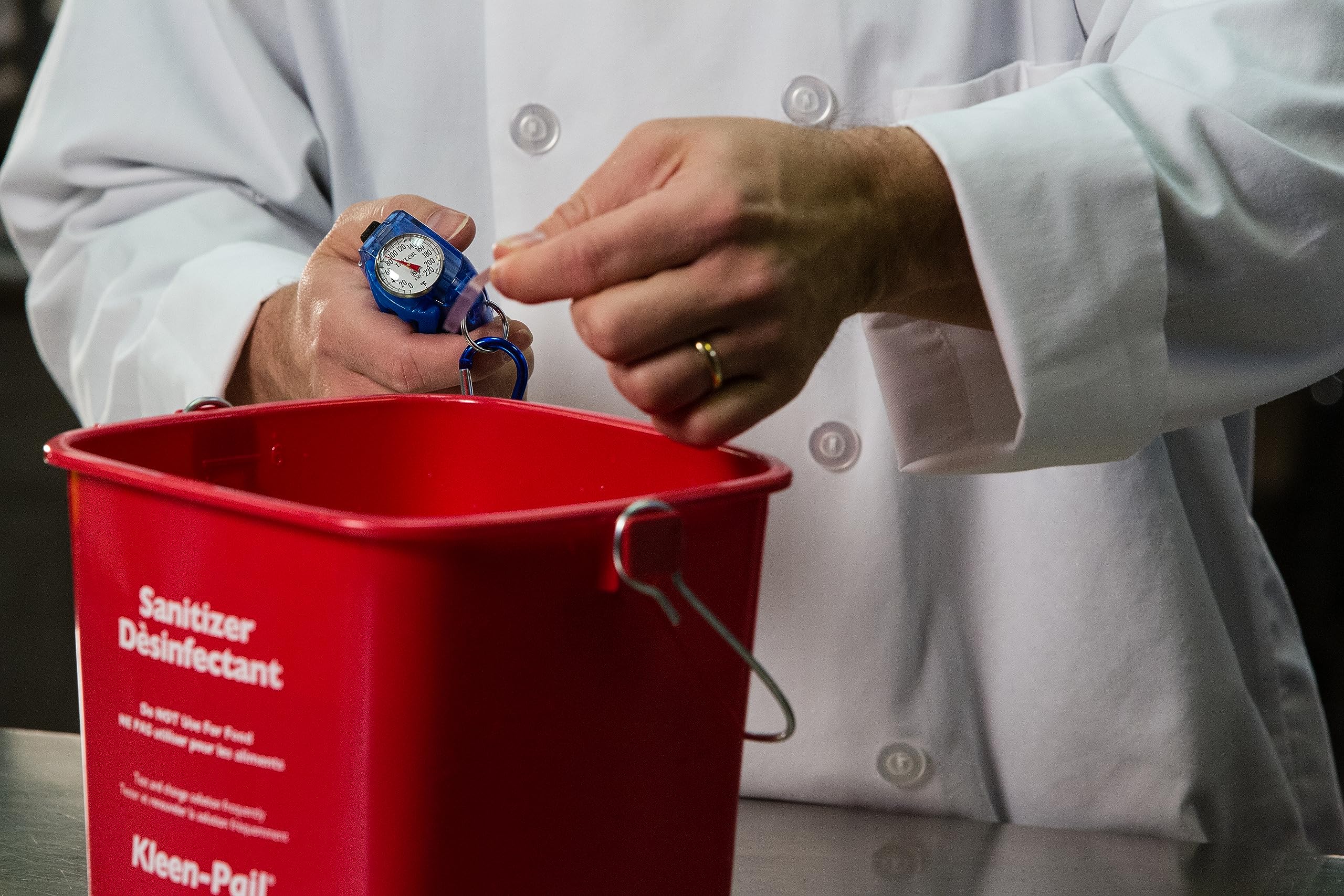 Pail Pro Sanitizer Pail Cleaning Bucket with Bail Handle (Pack of 1 or 12)