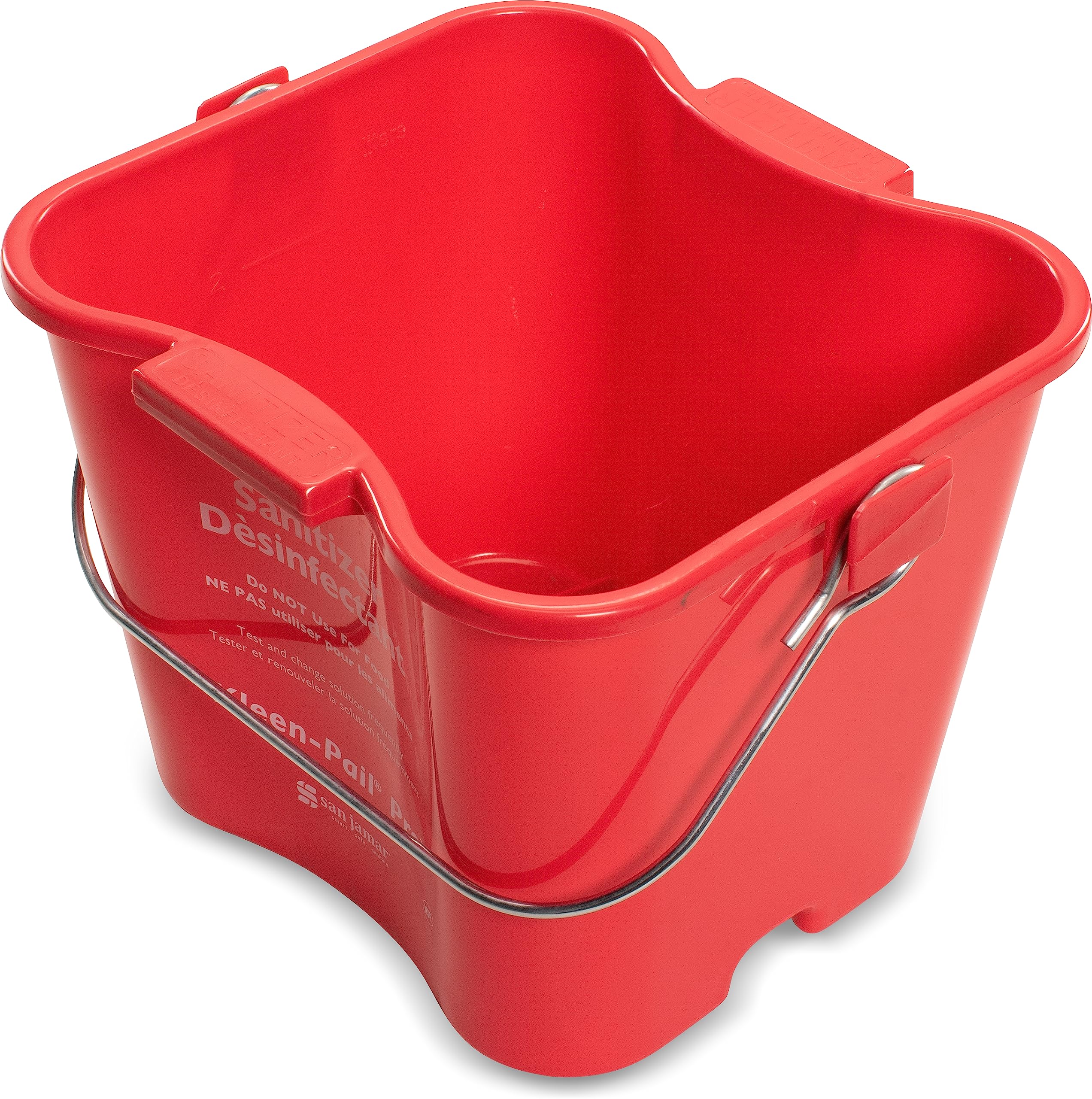 Pail Pro Sanitizer Pail Cleaning Bucket with Bail Handle (Pack of 1 or 12)