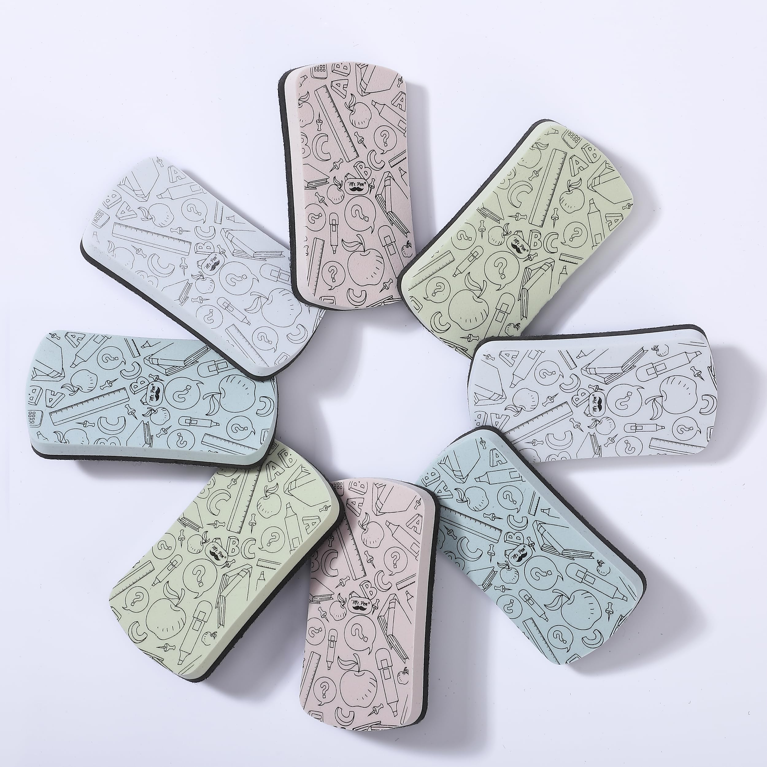 [8 PCS] White Board Magnetic Dry Erase Eraser