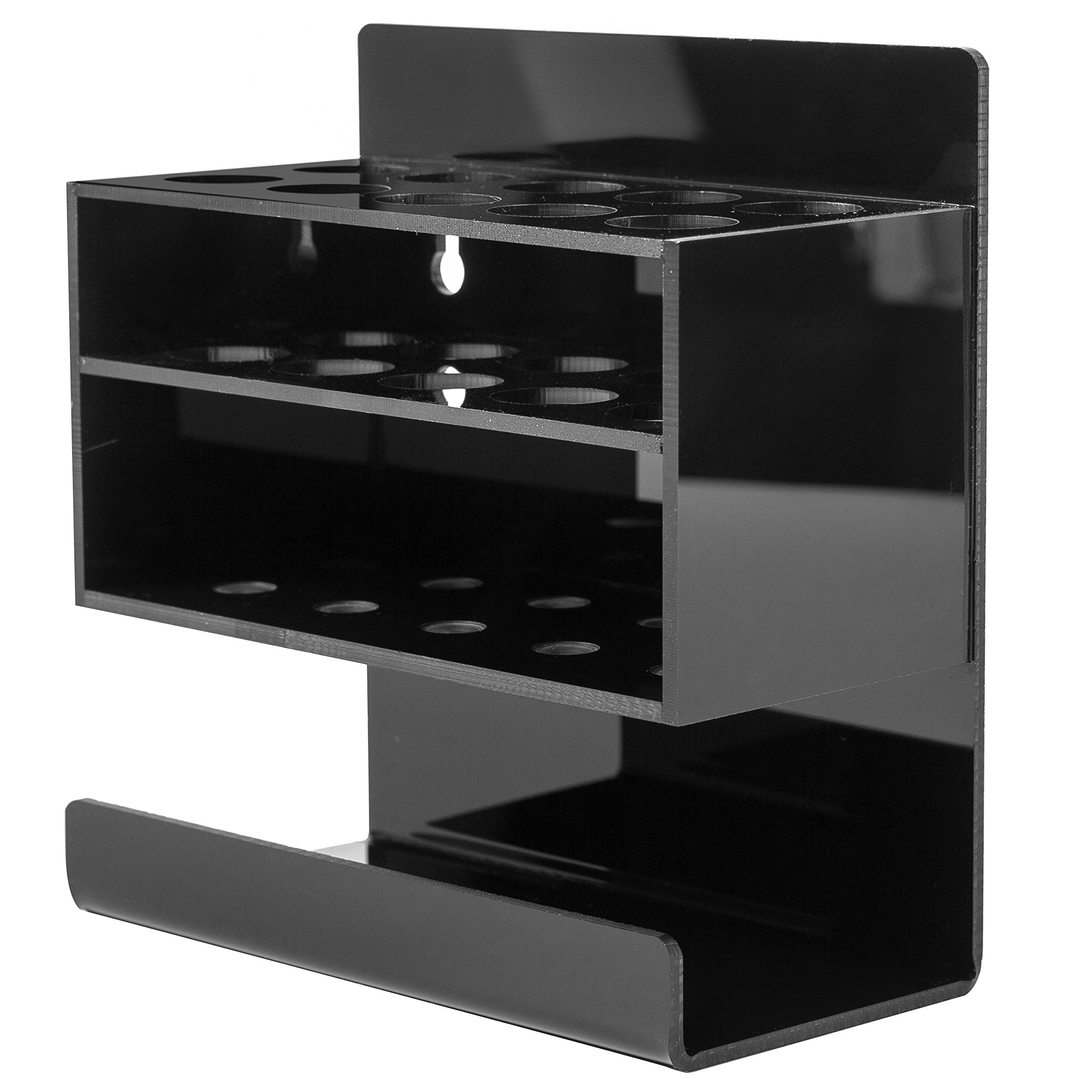 [1 / 2 Pack] Wall Mounted Dry Erase Whiteboard Marker Holder Stand