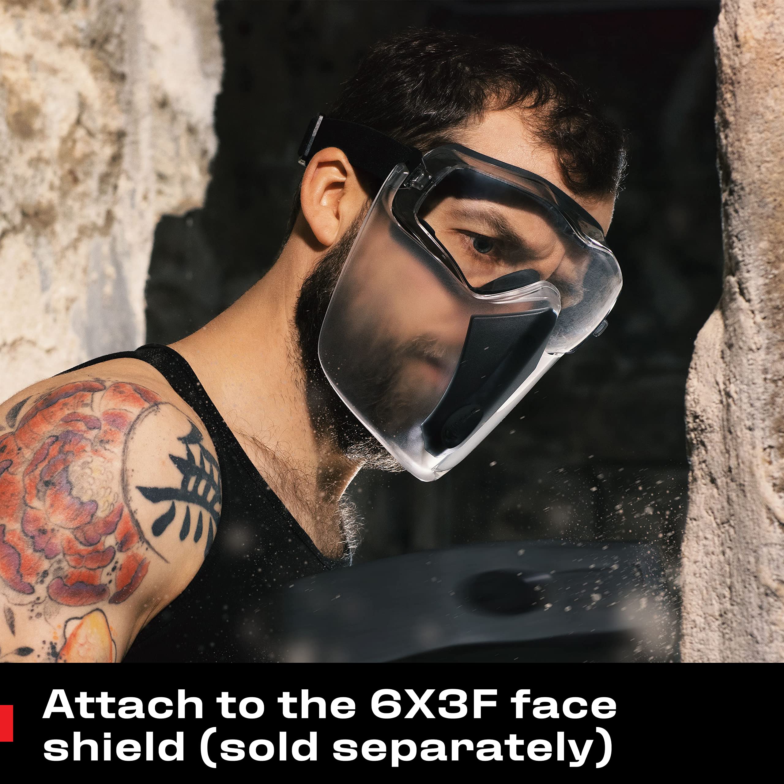 [1 PC] Safety Goggles Over Glasses with Extreme Impact Resistance