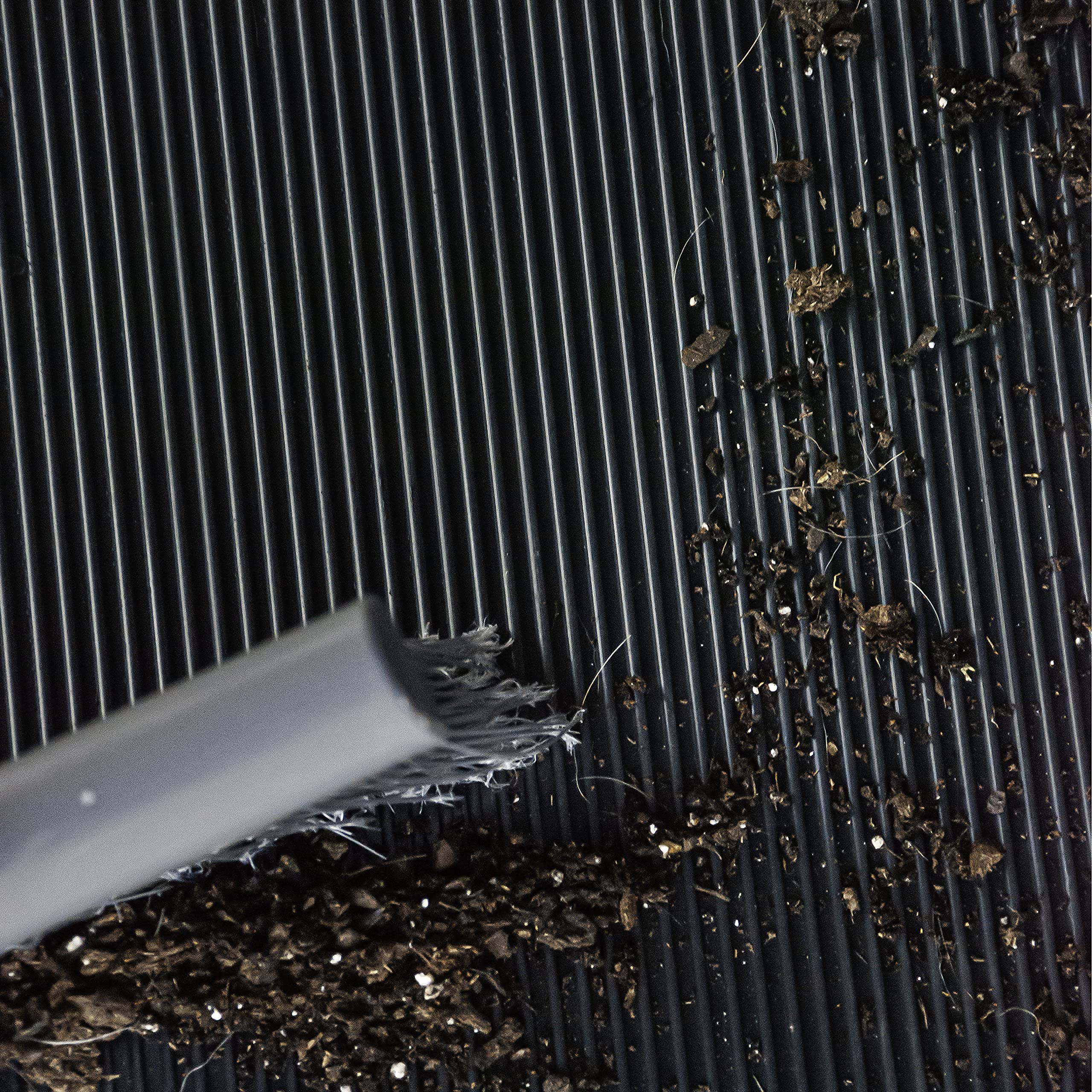 Vinyl Round Rib Commercial Grade Matting, Heavy Duty Floor Mat for Garages