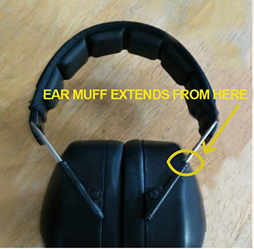 [1 PC] Professional Safety Ear Muffs, 37dB NRR
