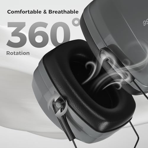 [1 PC] NRR 35dB Noise Cancelling Ear Protection Headphones