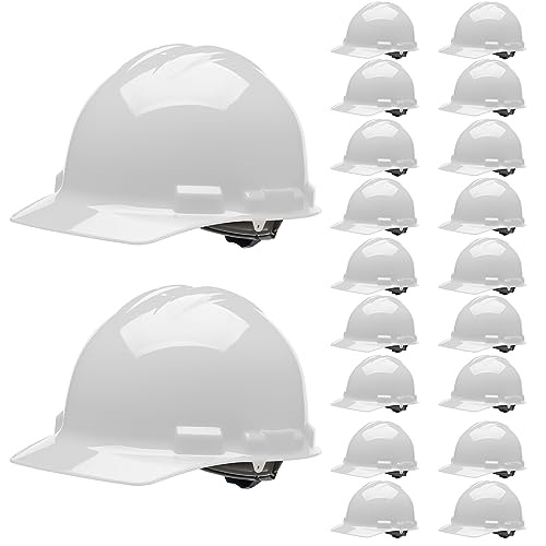 [1 / 2 / 20 PCS] Construction Hard Hat for Safety, Ratchet Cap Style, OSHA/ANSI Compliant