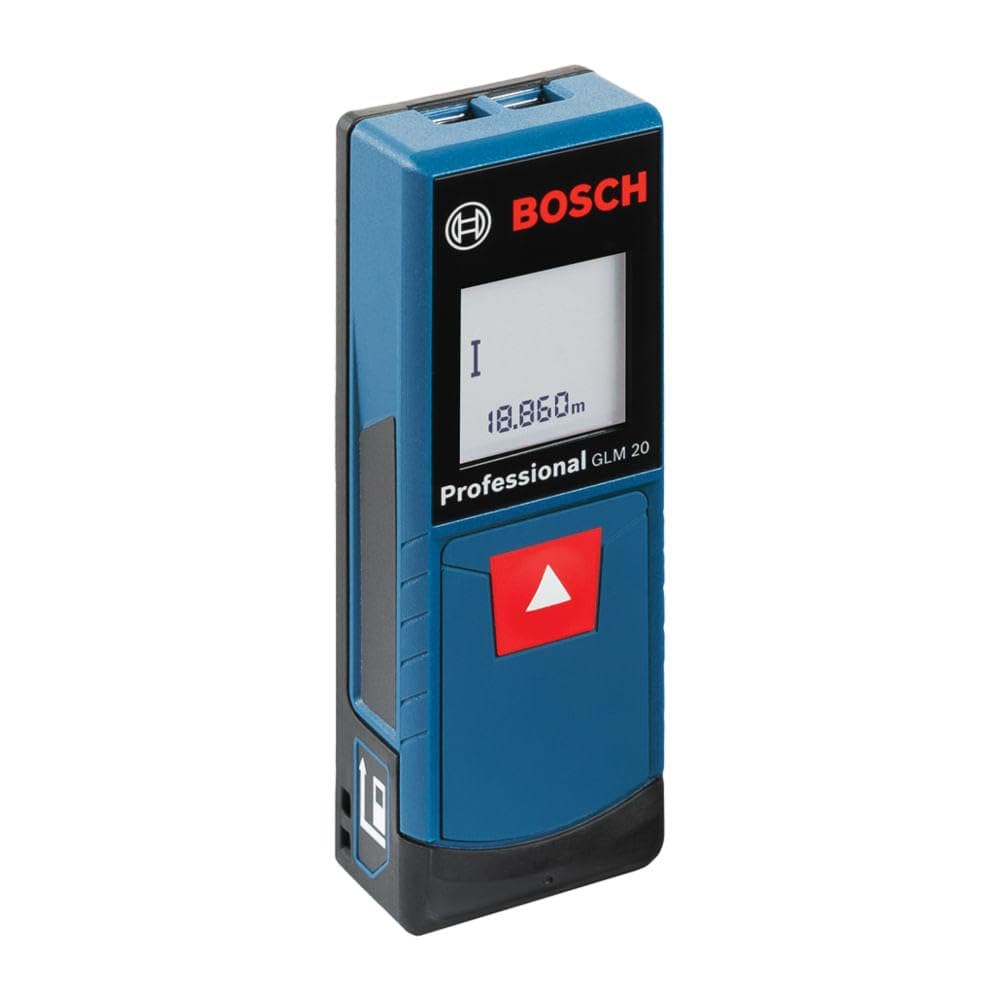 BOSCH GLM20 Blaze 65ft Laser Distance Measure With Real Time Measuring