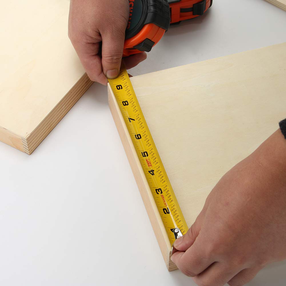 LICHAMP Tape Measure 25 ft, 6 Pack Bulk