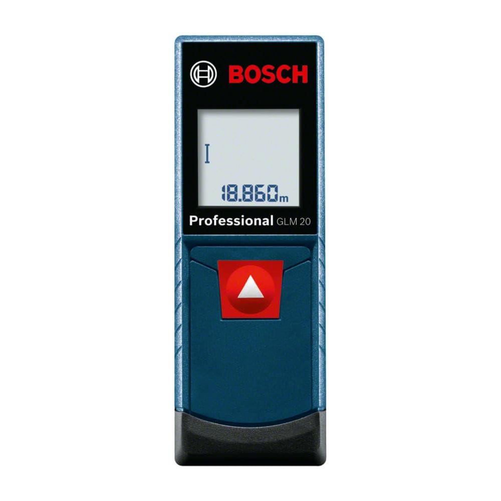 BOSCH GLM20 Blaze 65ft Laser Distance Measure With Real Time Measuring