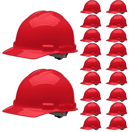 [1 / 2 / 20 PCS] Construction Hard Hat for Safety, Ratchet Cap Style, OSHA/ANSI Compliant