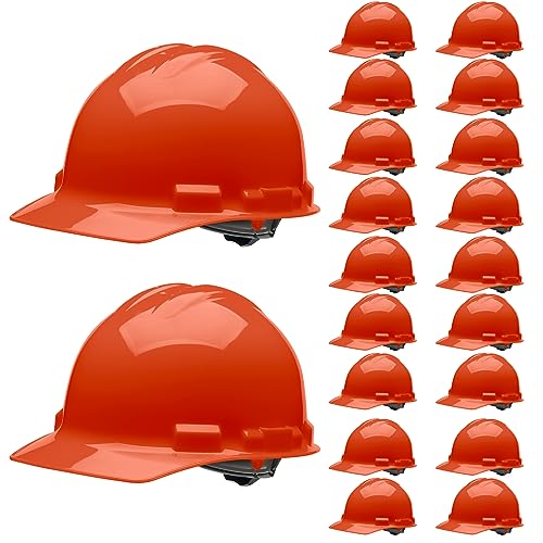 [1 / 2 / 20 PCS] Construction Hard Hat for Safety, Ratchet Cap Style, OSHA/ANSI Compliant