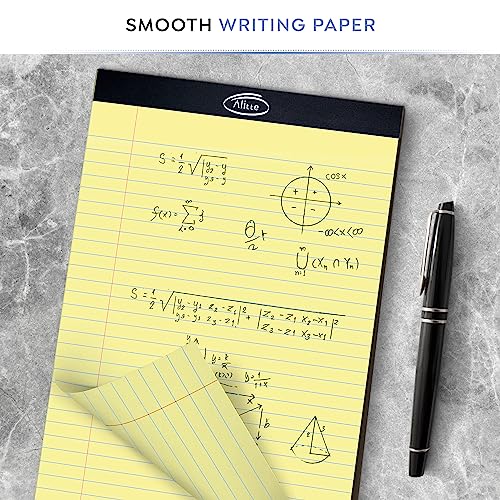 Yellow Legal Notepads 8.5 x 11 (Pack of 3 & 12)