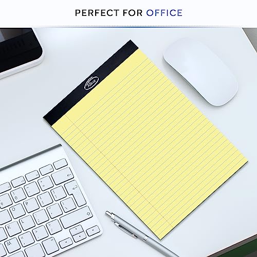 Yellow Legal Notepads 8.5 x 11 (Pack of 3 & 12)