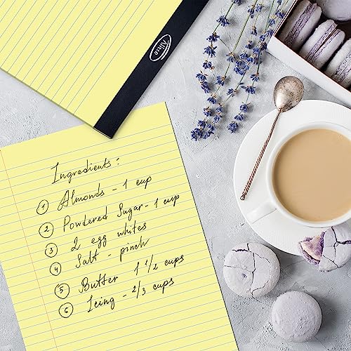 Yellow Legal Notepads 8.5 x 11 (Pack of 3 & 12)