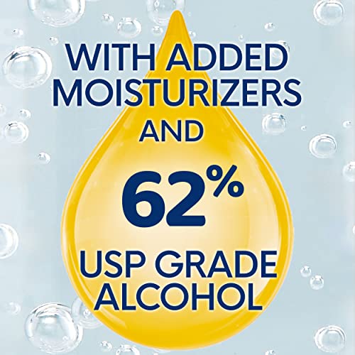 Hand Sanitizer, Non-Drying Moisturizing Gel 8 Fl Oz Pump Bottle (Pack of 12)