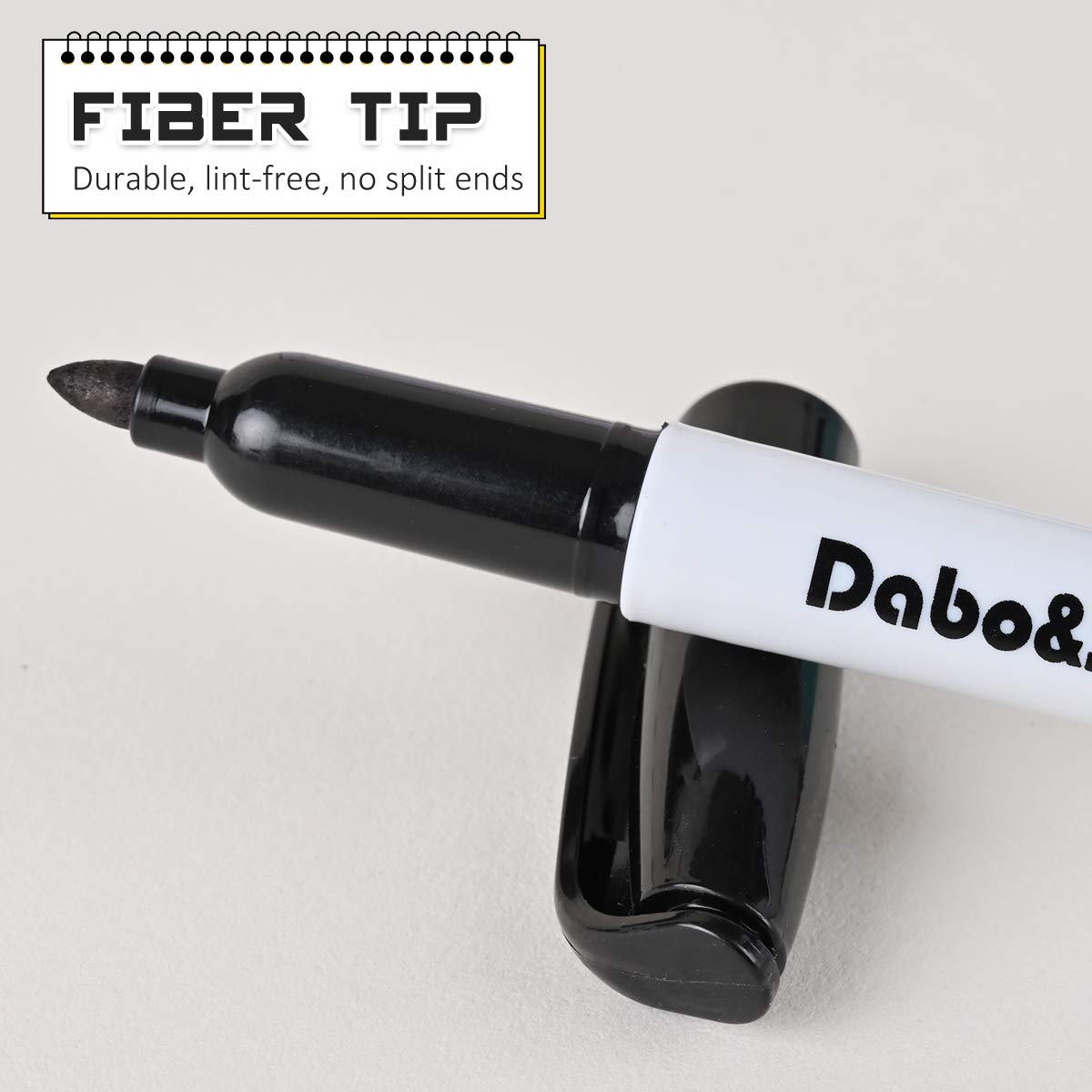 60 Pack Black Permanent Markers