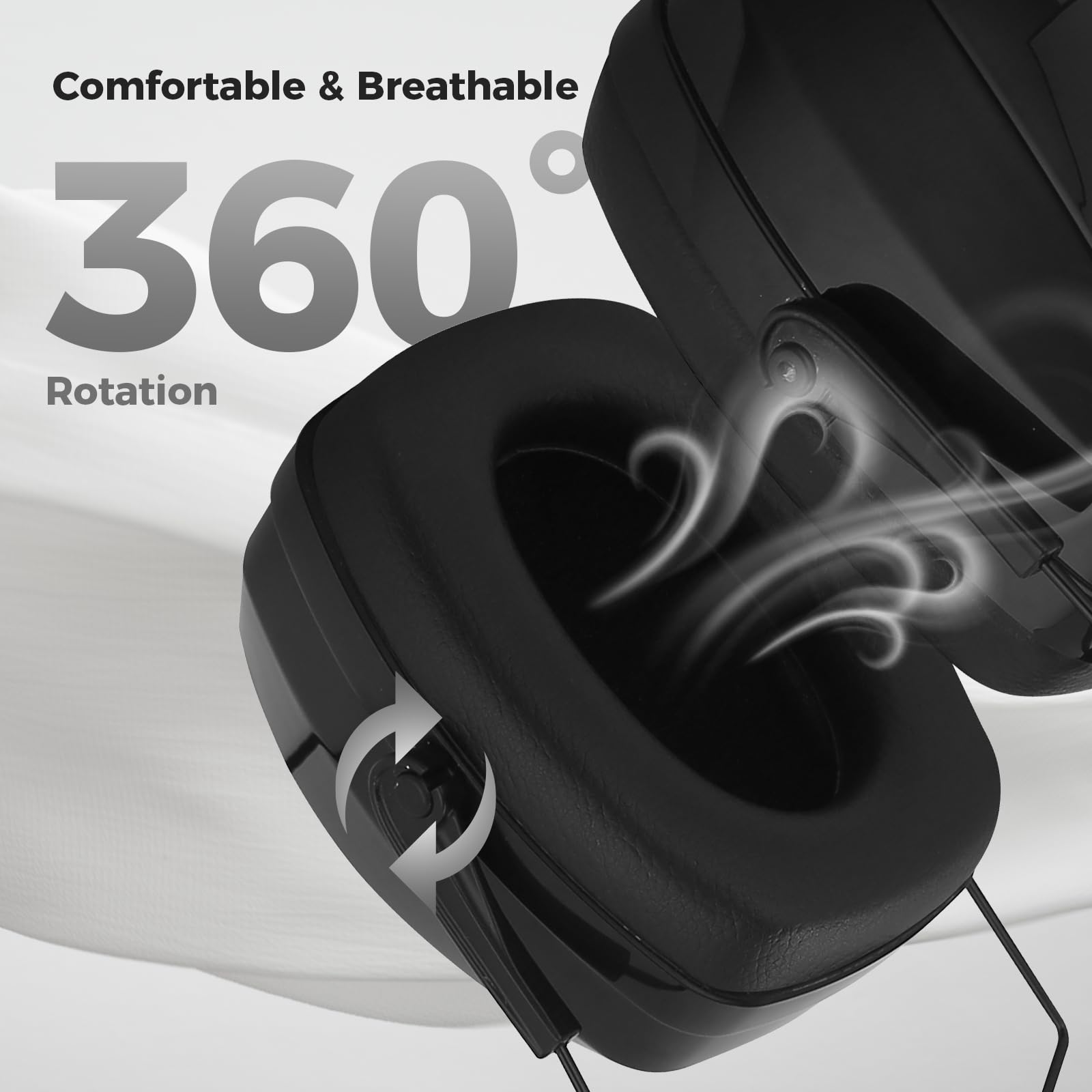 [1 PC] NRR 35dB Noise Cancelling Ear Protection Headphones