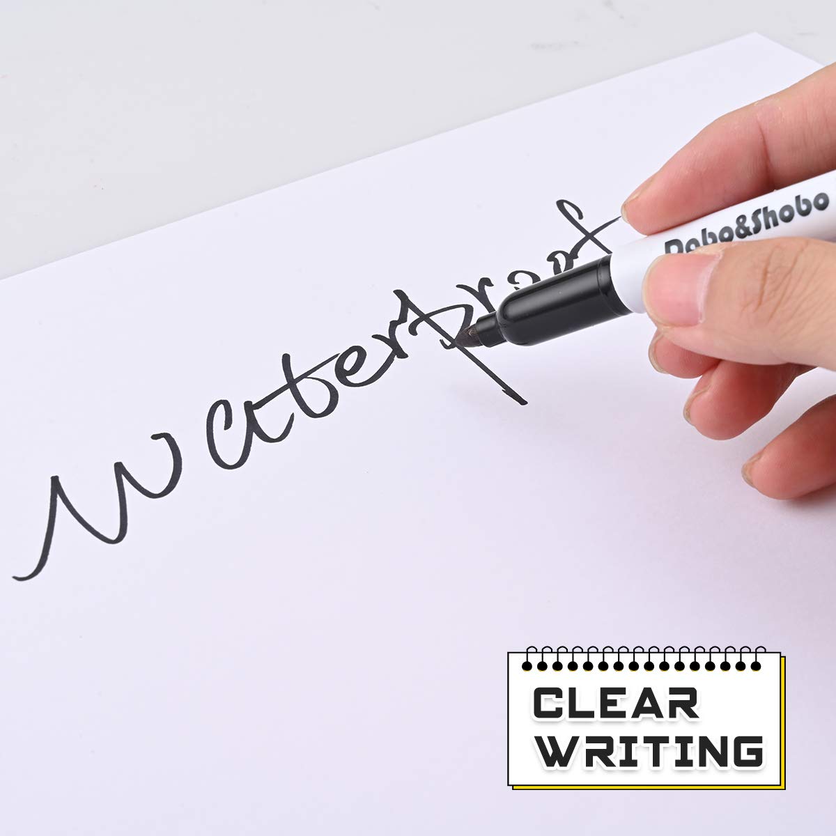 60 Pack Black Permanent Markers