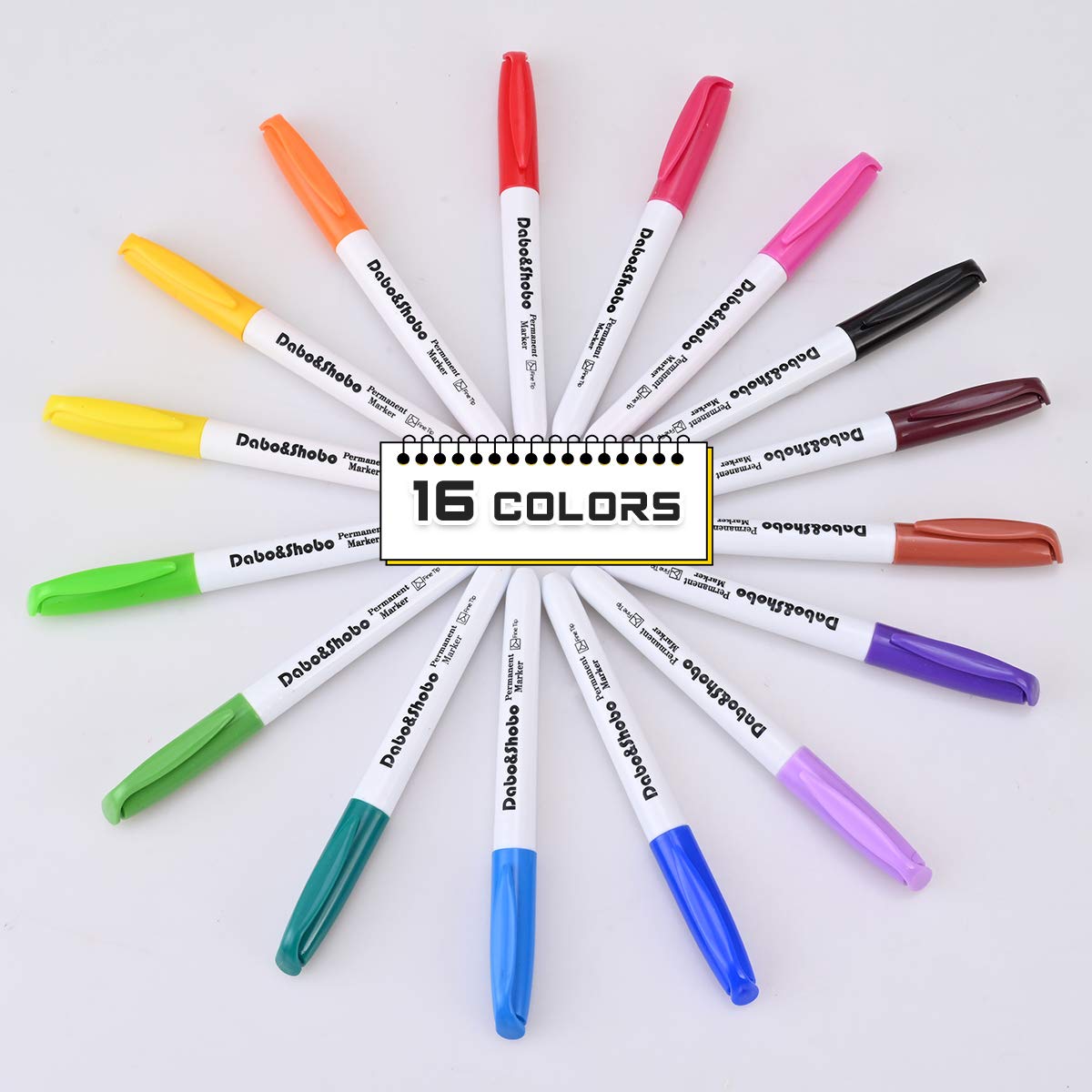 60 Pack Black Permanent Markers