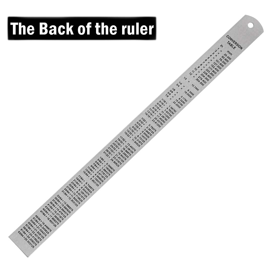 12 Inch Stainless Steel Ruler (30CM)