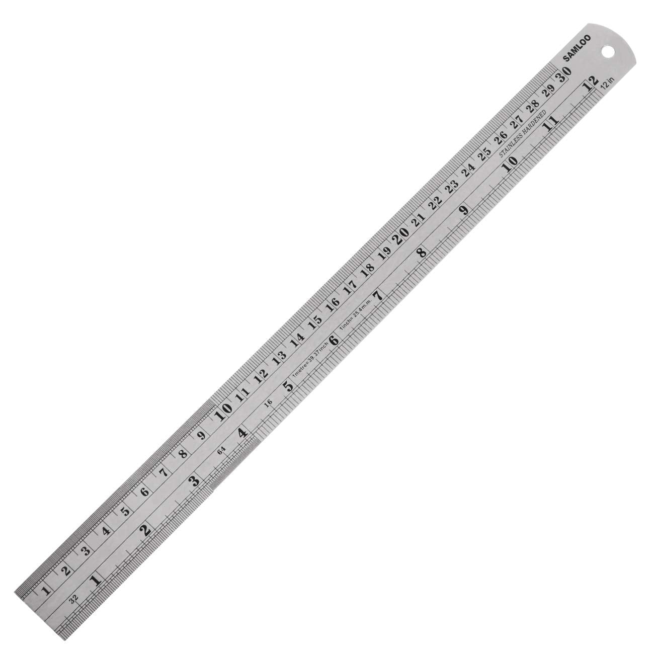 12 Inch Stainless Steel Ruler (30CM)