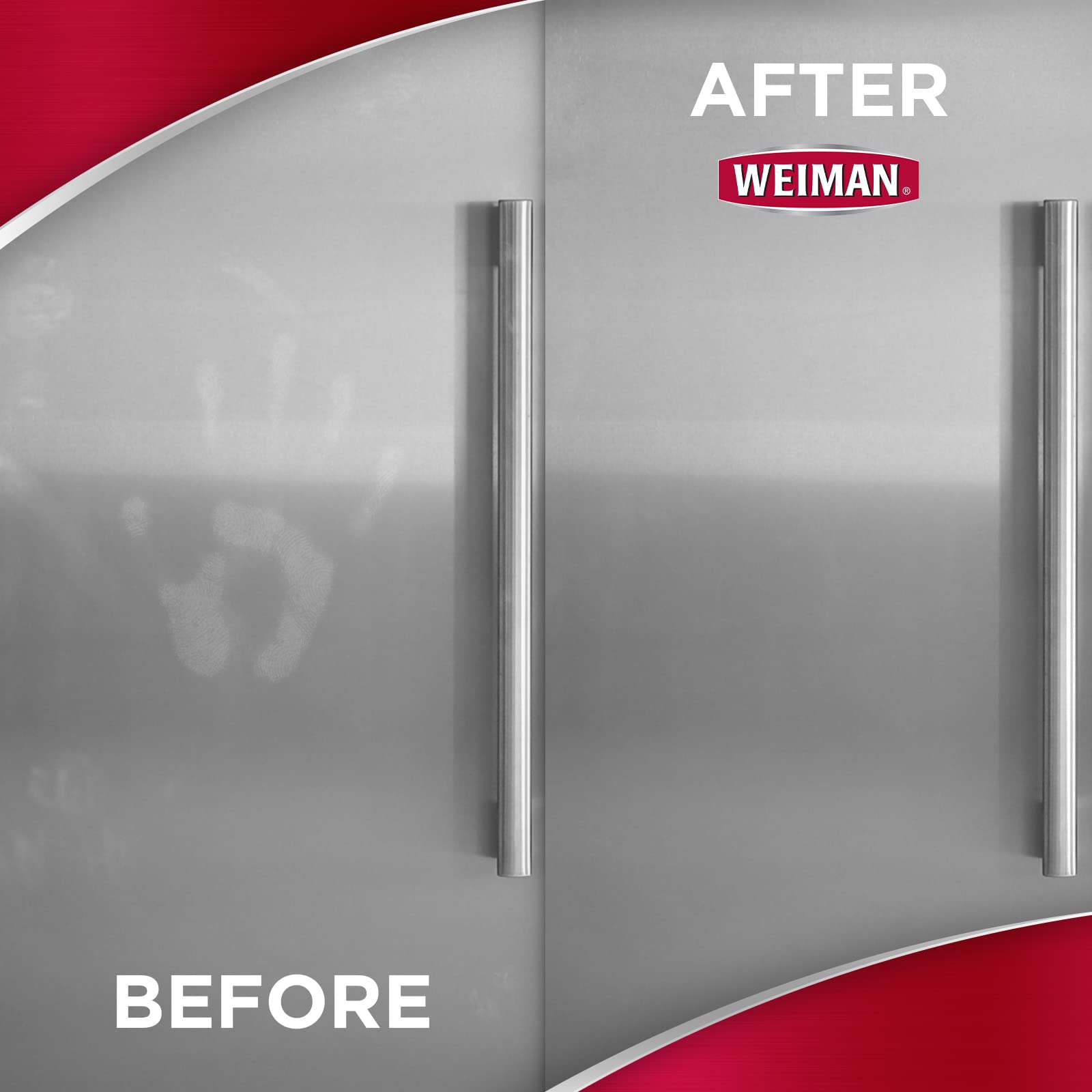 Weiman Stainless Steel Cleaner & Polish Streak-Free Shine 2 Pack