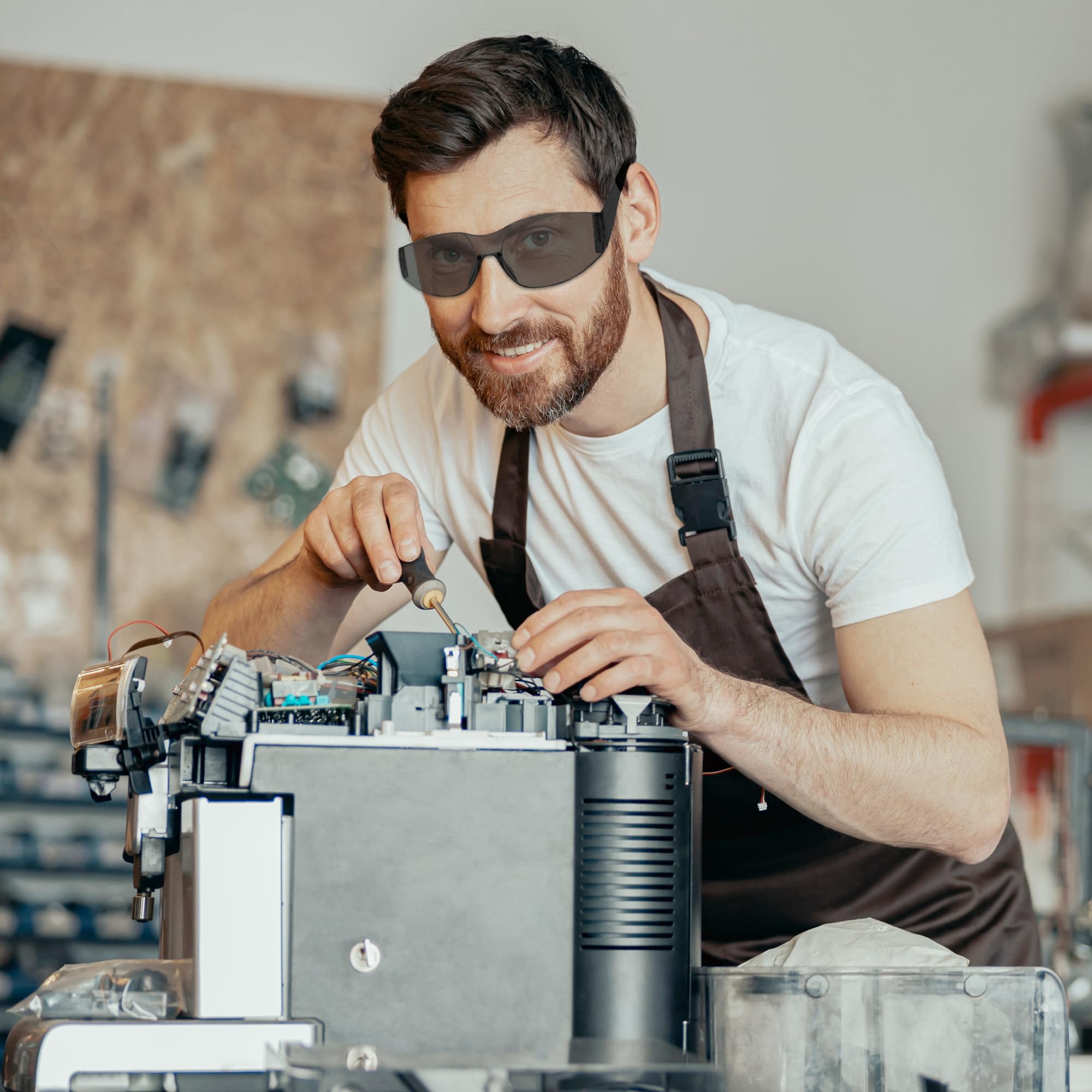 [10 / 30/ 50 / 80 / 100 PCS] Safety Glasses Protective Eyewear Glasses Bulk Ansi Z87.1 Impact Resistant Lens