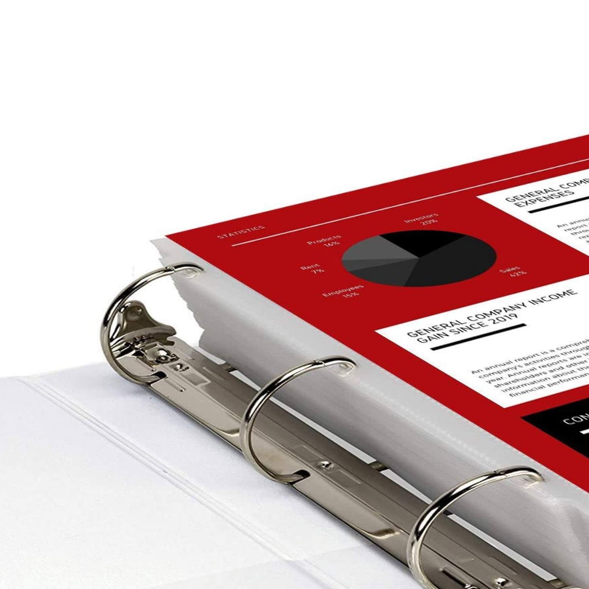 [25 Pack] 11x17 Sheet Protectors with 90 Microns Thick