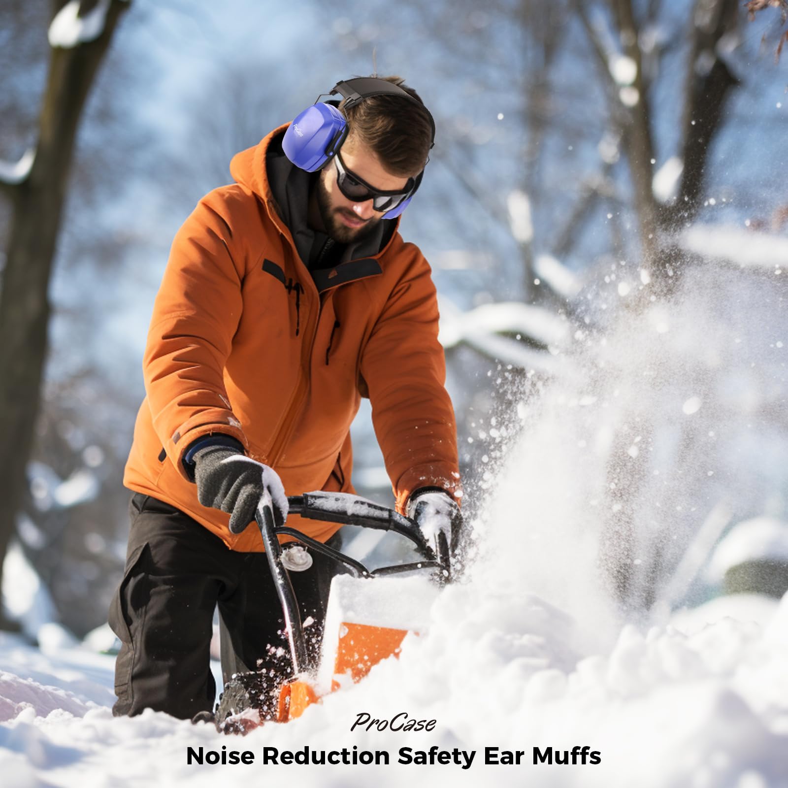 [1 PC] NRR 35dB Noise Cancelling Ear Protection Headphones