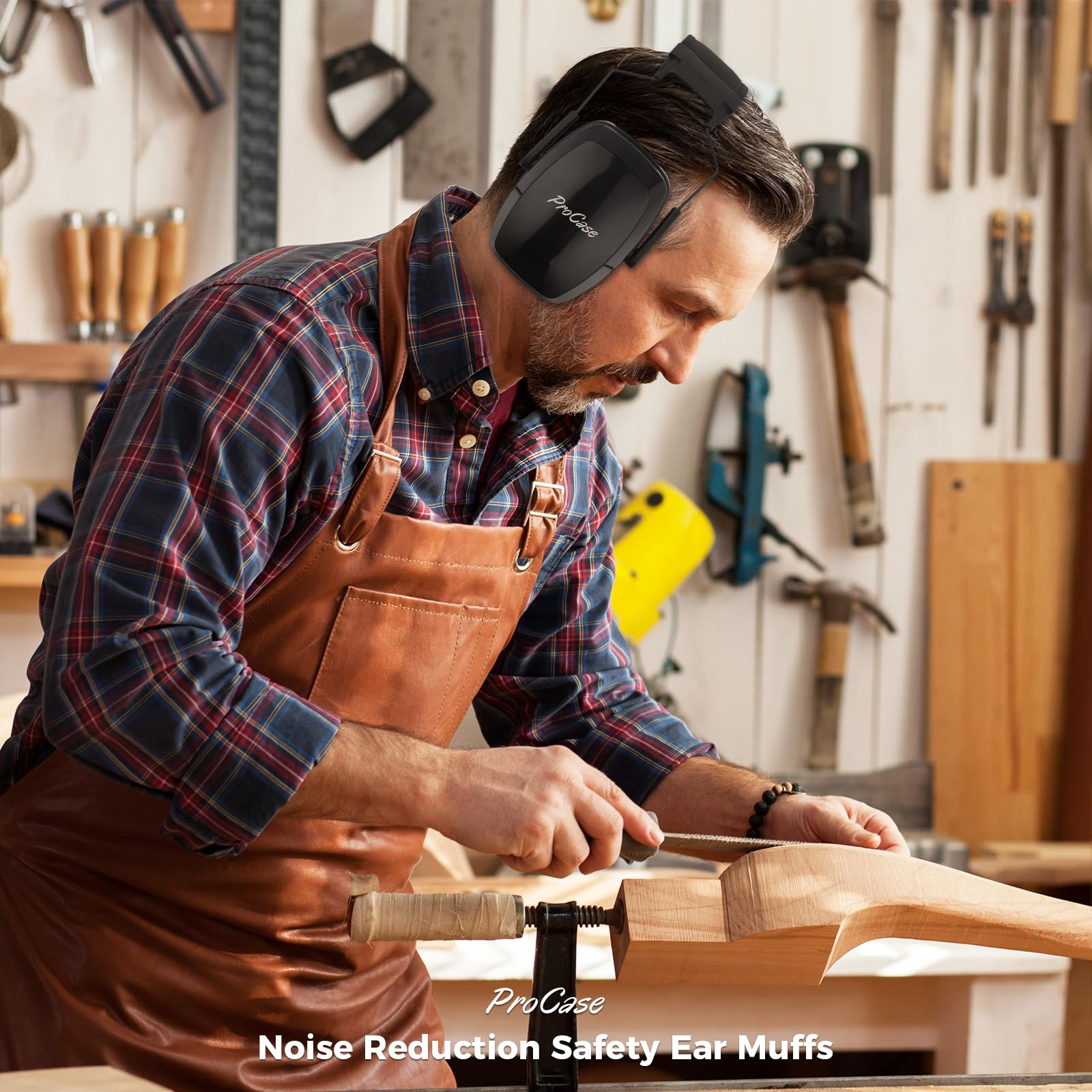 [1 PC] NRR 35dB Noise Cancelling Ear Protection Headphones