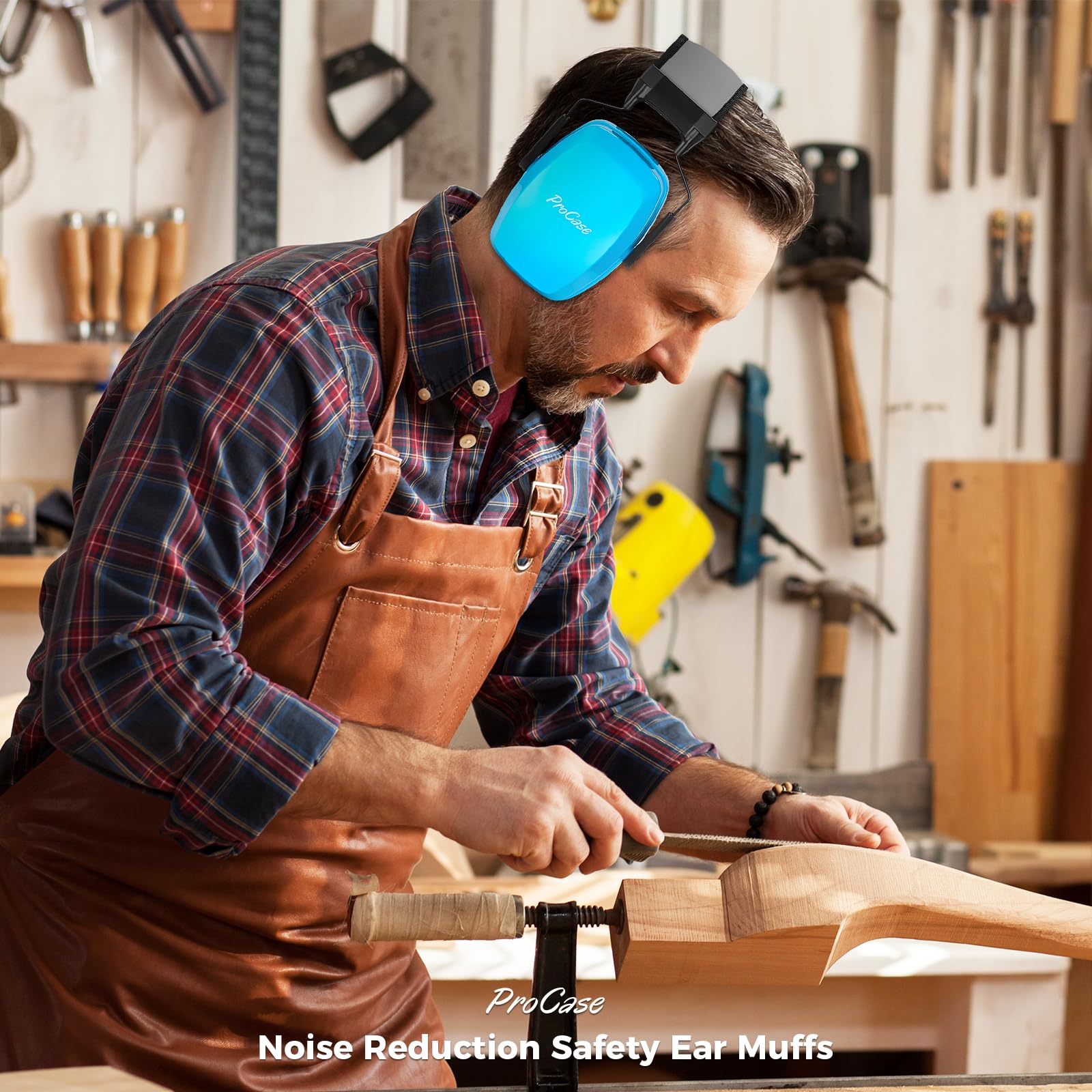 [1 PC] NRR 35dB Noise Cancelling Ear Protection Headphones