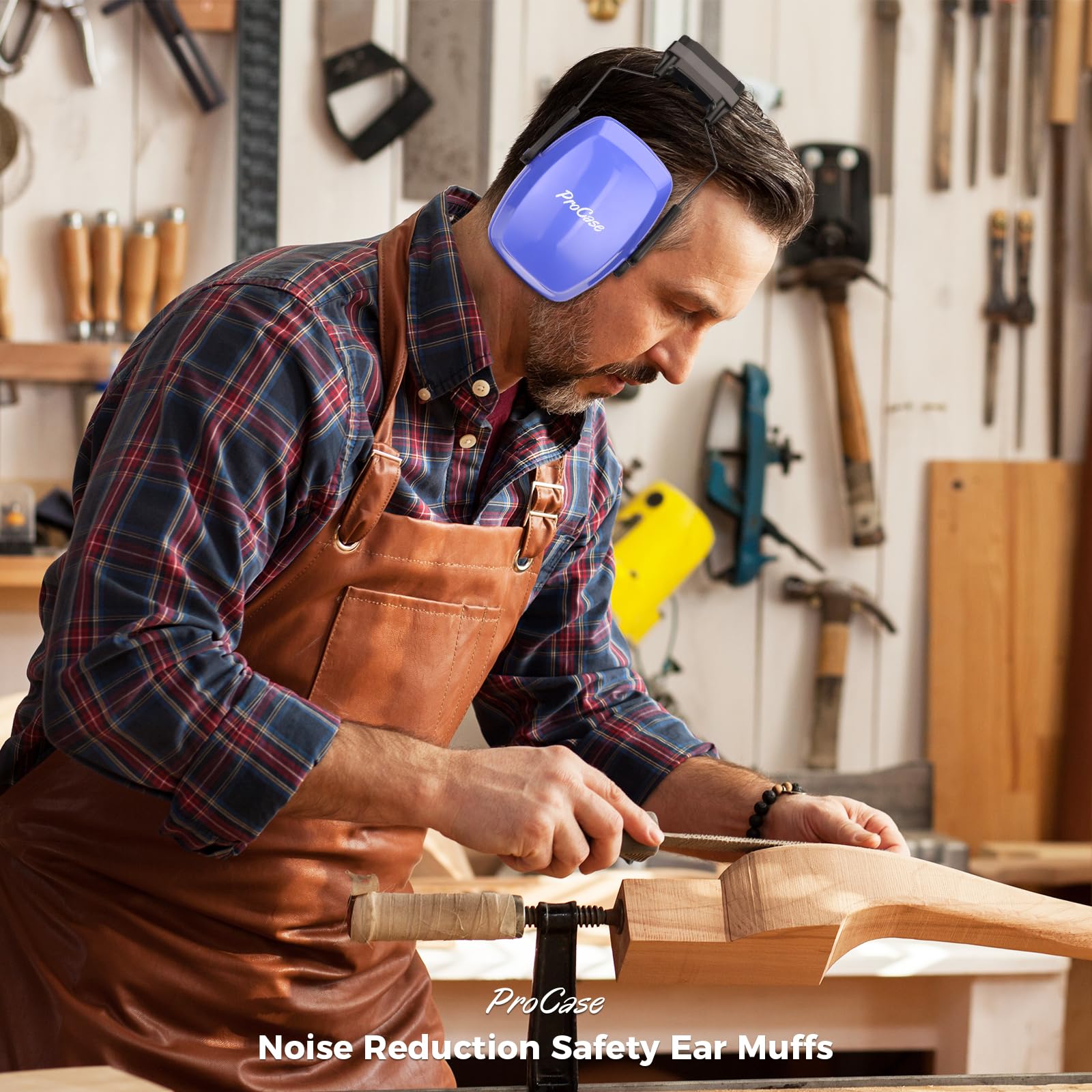 [1 PC] NRR 35dB Noise Cancelling Ear Protection Headphones