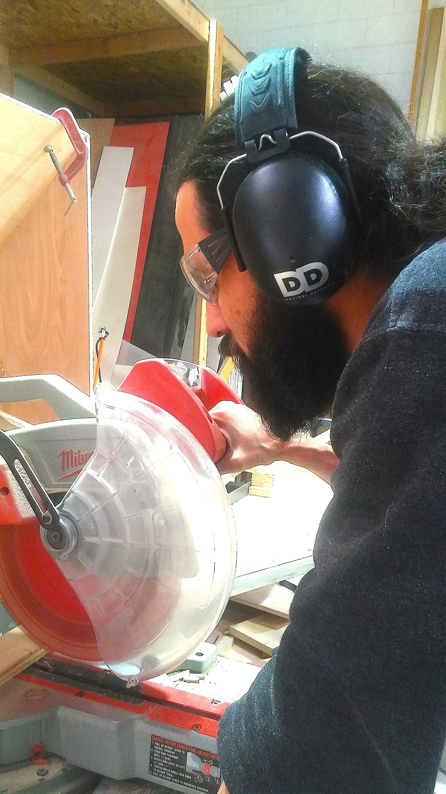 [1 PC] Professional Safety Ear Muffs, 37dB NRR