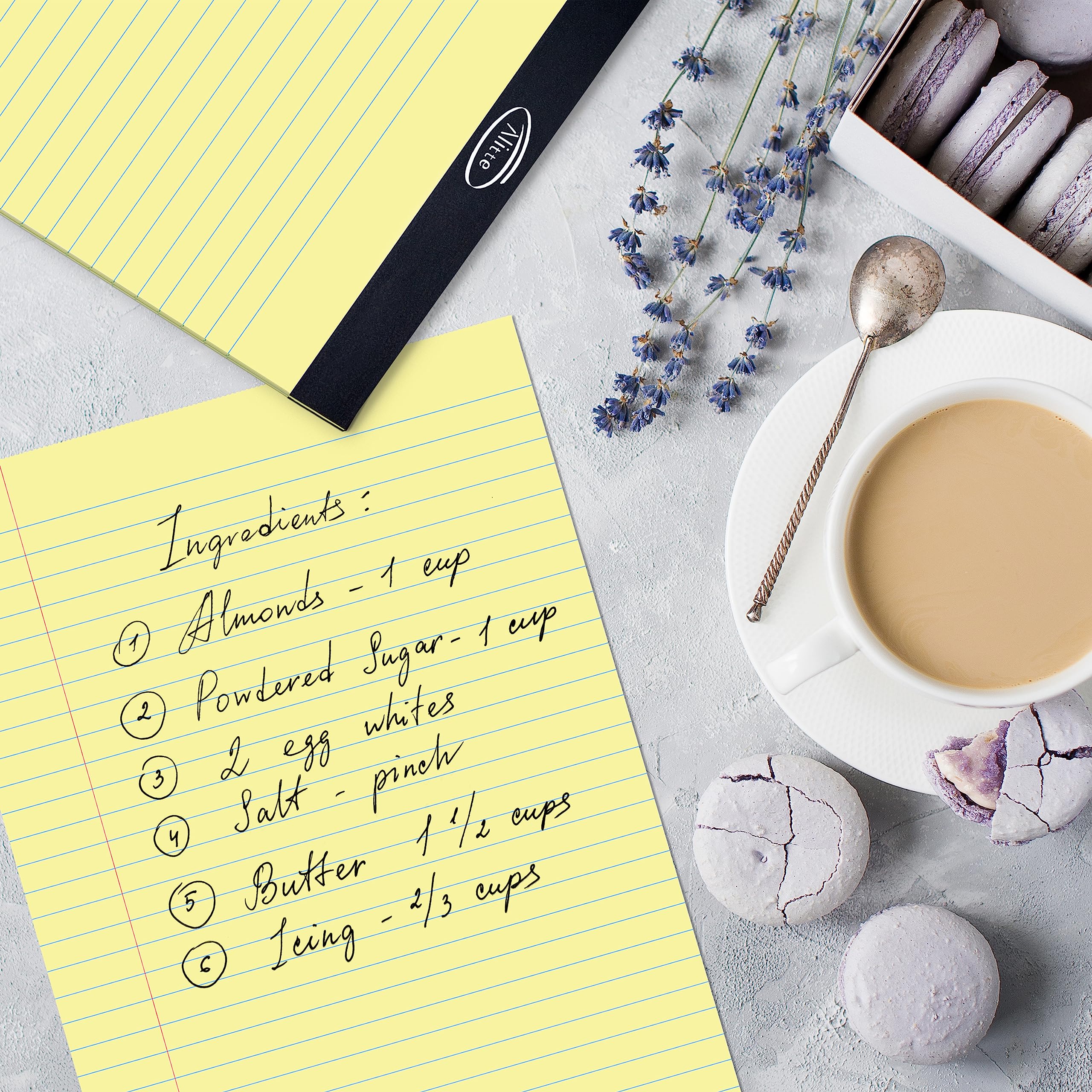 Yellow Legal Notepads 8.5 x 11 (Pack of 3 & 12)